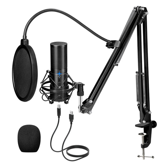 TONOR USB Podcast Microphone, Gaming PC Studio Streaming Mic Kit