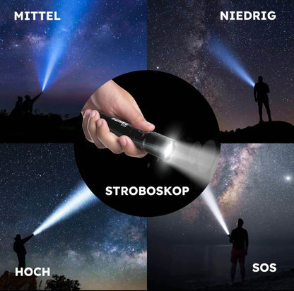 Kwanic Rechargeable LED Flashlight, Extremely Bright Waterproof
