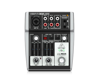 Behringer XENYX 302USB Premium 5-Input Mixer with XENYX Mic Preamp and USB/Audio Interface