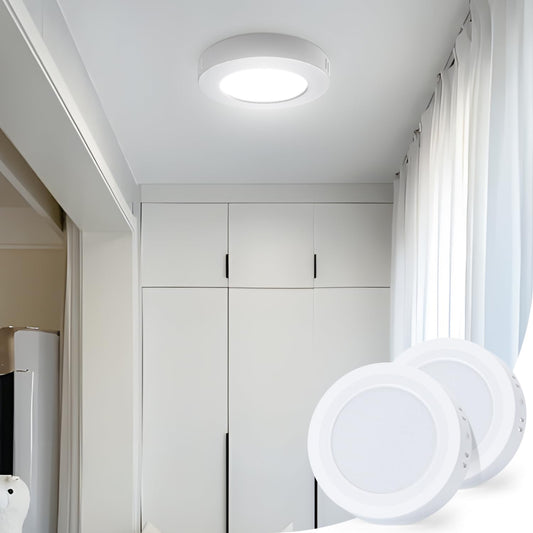 Aigostar LED Ceiling Light, 6W Equivalent to 51W Light Bulb, LED Ceiling Lights, 620 lm 2PCS