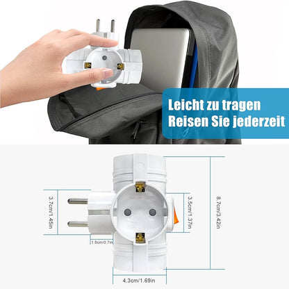 Double Plug, Double Plug for Socket 2 pcs