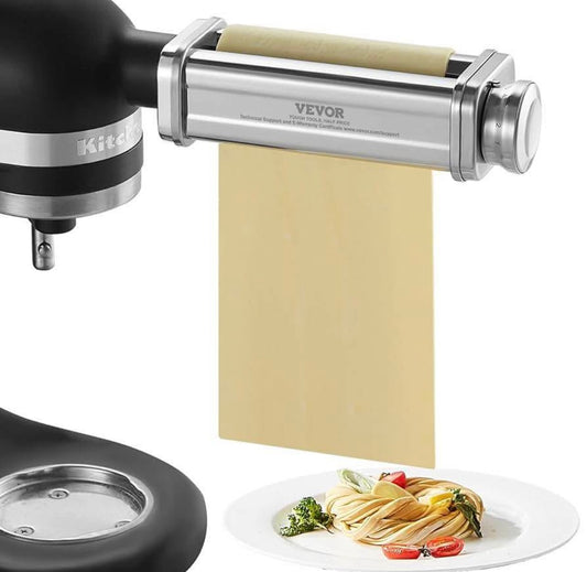 VEVOR KitchenAid Roller Attachment for KitchenAid Stand Mixer, Stainless Steel Pasta Maker