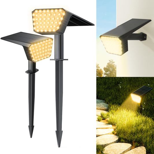FIFlying Solar Outdoor Spotlight, 2 Pieces