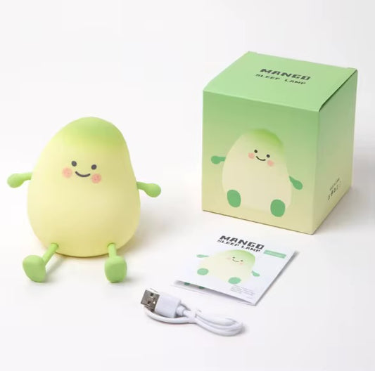 Kids Touch Lamp Nursery Night Light,Green Mango Sleeping Light