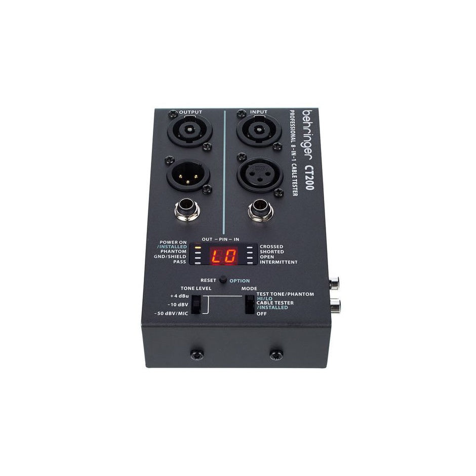 Behringer CT200 Microprocessor-Controlled 8-in-1 Cable Tester