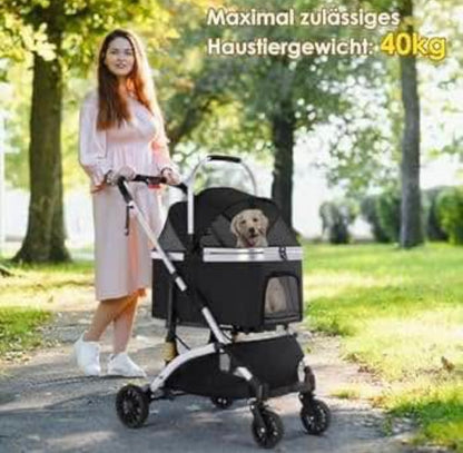 3 in 1 Pet Stroller Pet Carrier for Dogs and Cats, up to 20 kg
