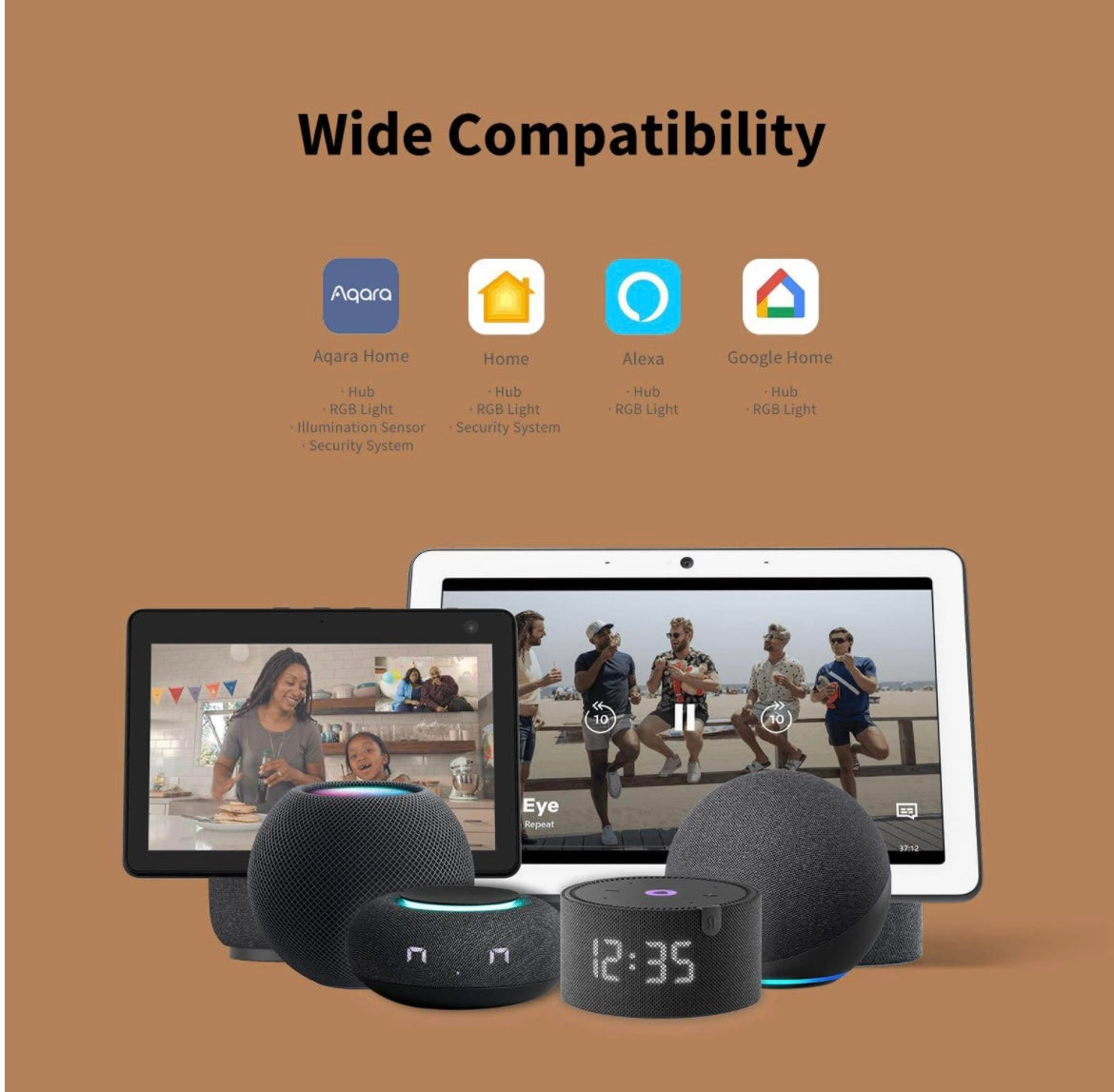 Aqara Hub M1S Gen 2, Smart Home Bridge for Alarm System