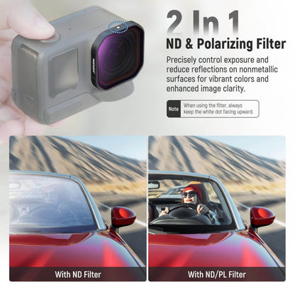 NEEWER 4 Pack ND/PL Filter Set Compatible with Insta360 Ace Pro 2