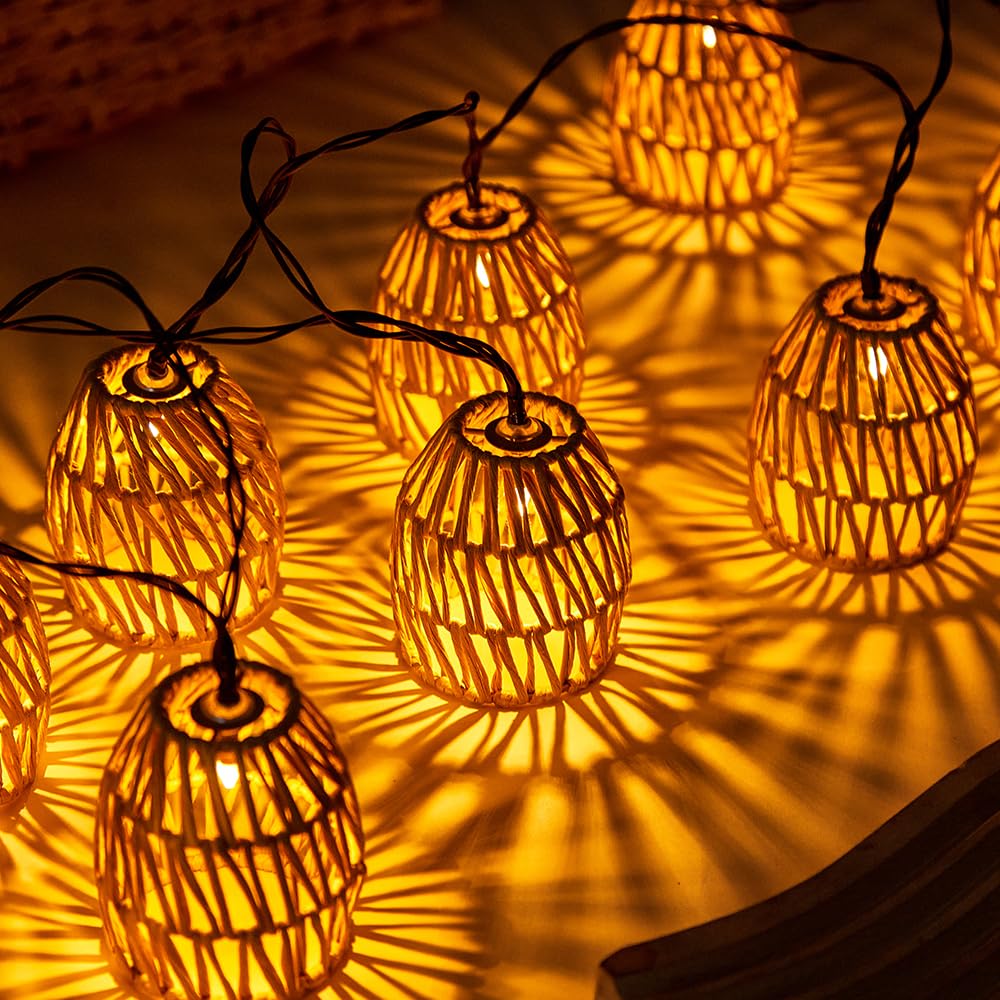 Oneshlee Outdoor Solar Fairy Lights: 10 LED, 3.6m, Beige, Warm White, IP44 Waterproof, Outdoor Use
