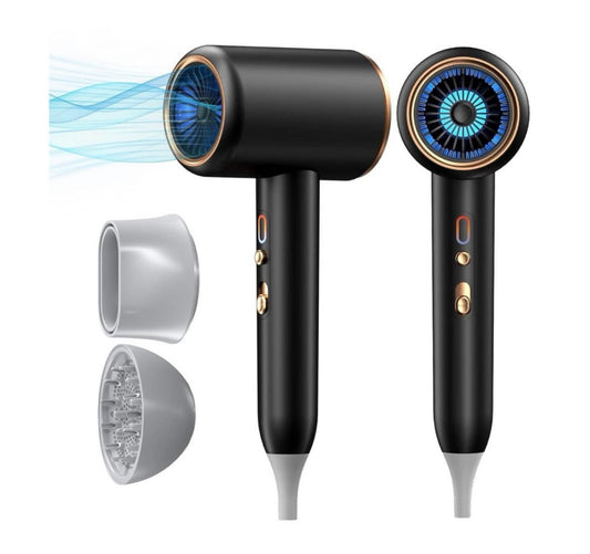 Ukliss Hair Dryer 2400W, Travel Hair Dryer with High Speed Motor 60000 RPM