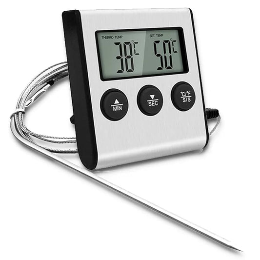Digital LED Thermometer with Probe