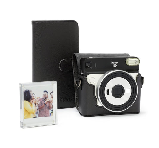 Instax SQ6 Accessory Pack Containing, Ready-to-Take Camera Case, 80 Image Photo Album