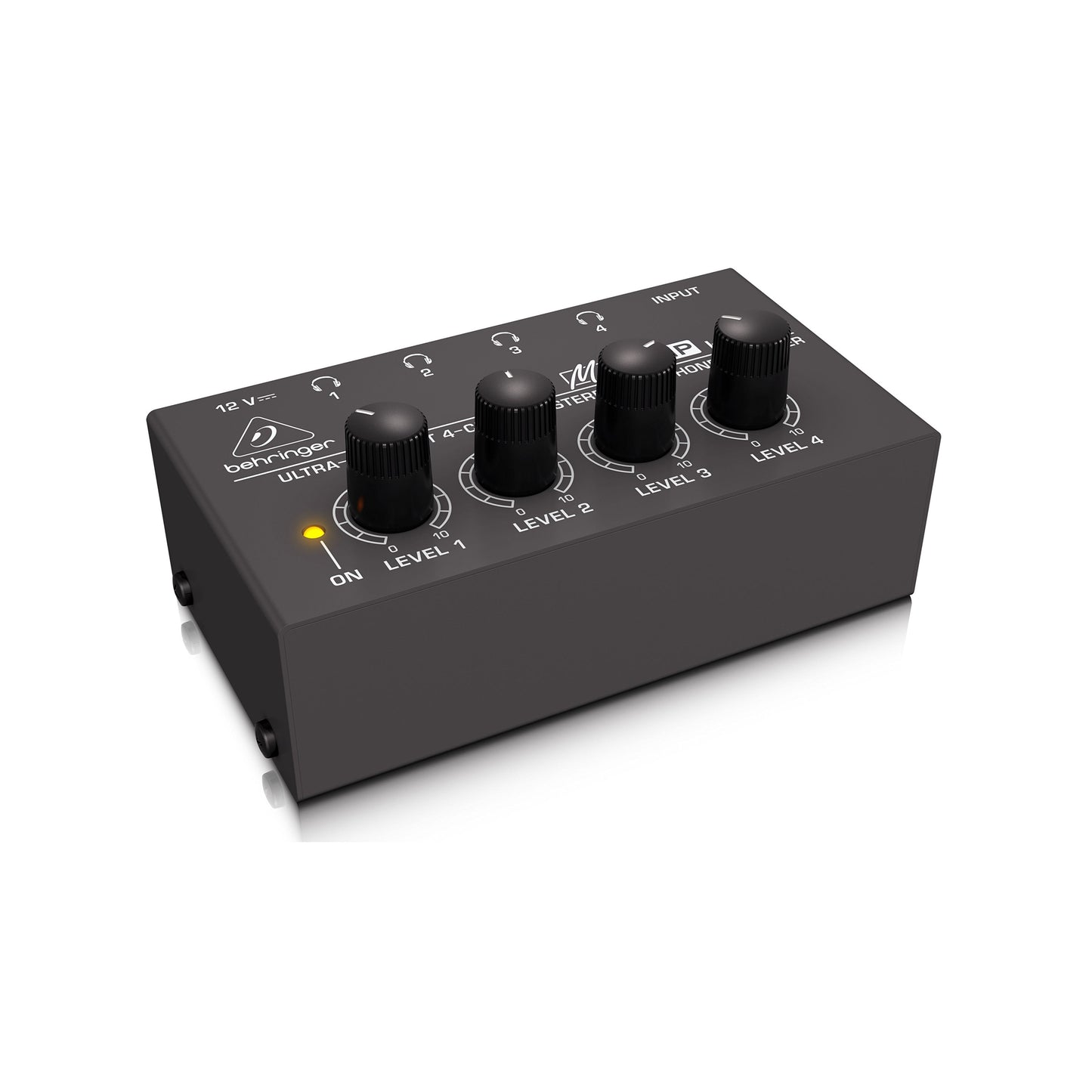 Behringer MICROAMP HA400 Ultra-Compact 4 Channel Stereo Headphone Amplifier