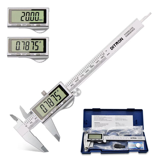 Digital Caliper, Vernier Calipers Measuring Tool, Stainless Steel Electronic Digital Calipers