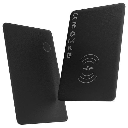 WAFTING Wallet Tracker Card, Wireless Rechargeable and Reusable Smart Track Card Works with Apple Find My