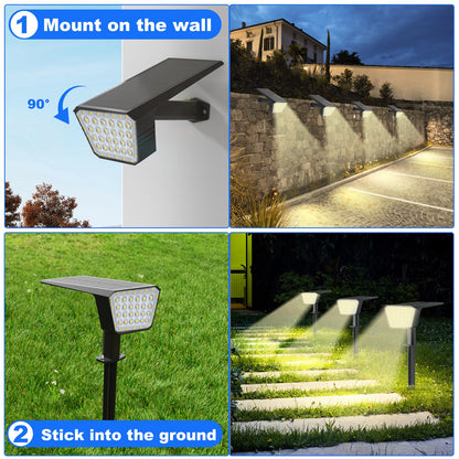 FIFlying Solar Outdoor Spotlight, 2 Pieces
