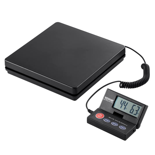 VEVOR Digital Shipping Scale, 110 lbs x 0.07 oz. Heavy Duty Postal Scale with Timer, Tare