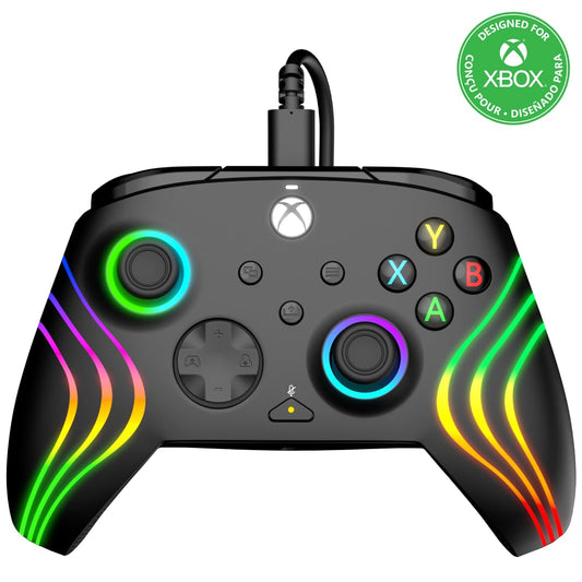 PDP Gaming Afterglow Wave Enhanced Wired Controller for Xbox Series X|S, Xbox One, Windows 10/11 PC
