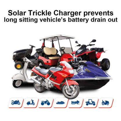 ECO-WORTHY 10W Solar Car Battery Charger Maintainer 12V Waterproof