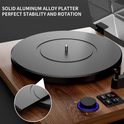 DIGITNOW! Bluetooth Record Player Wireless Turntable HiFi System