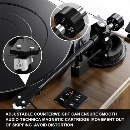 DIGITNOW WOODEN WIRELESS TURNTABLE CONVERTER