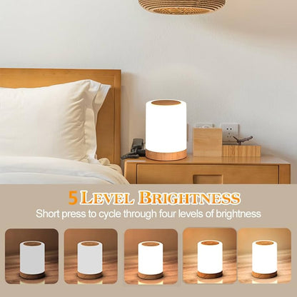 LED Bedside Lamp Dimmable,Kids Night Light Touch,Night Light Mood Light RGB 13 Colors