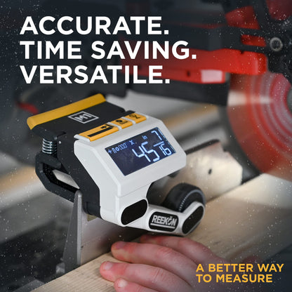 REEKON M1 Caliber Measuring Tool for Miter Saws – Eliminates Need to Measure & Mark Materials