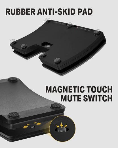 Donner Bluetooth Page Turner Pedal for Tablets and Phones Rechargeable