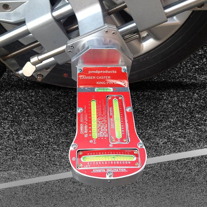 Magnetic Camber, Caster & KPI Alignment Gauge - Precision Wheel Alignment Tool for Accurate Steering Adjustment