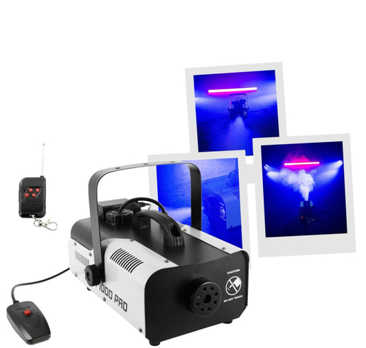 BoomToneDJ F1000 Pro 1000W portable smoke machine, High speed 150m3/min, 1.2L tank, Smoke projection