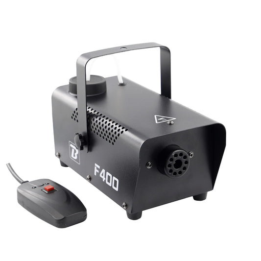 BOOMTONE DJ Smoke Machine F400 Black (400W, Wired Remote)