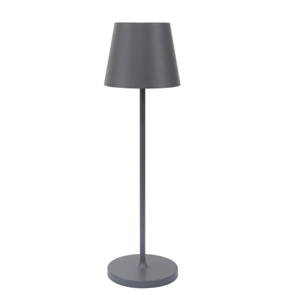 K-Bright LED Table Lamp with Contact Charging Base 2W 3000K Rechargeable IP54 Outdoor/Indoor Dark Grey