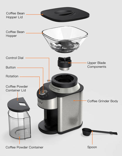 Sboly Automatic Coffee Grinder SYCG-801 200W 200G