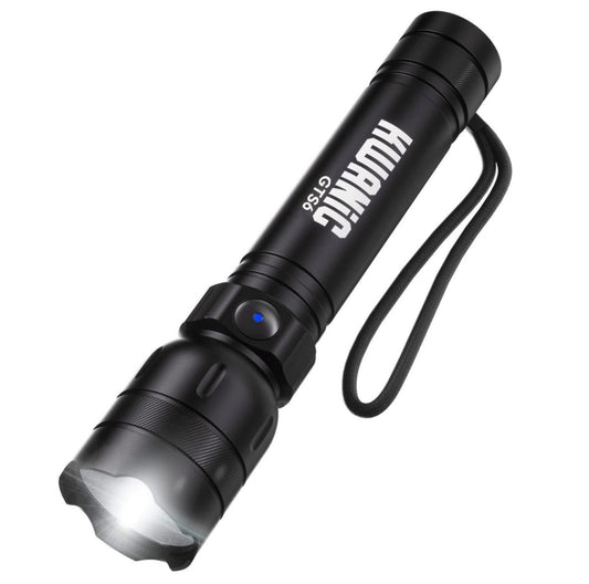 Kwanic Rechargeable LED Flashlight, Extremely Bright Waterproof